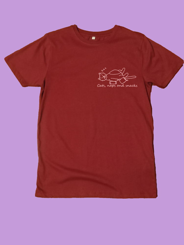 Cats, naps and snacks Organic T Shirt