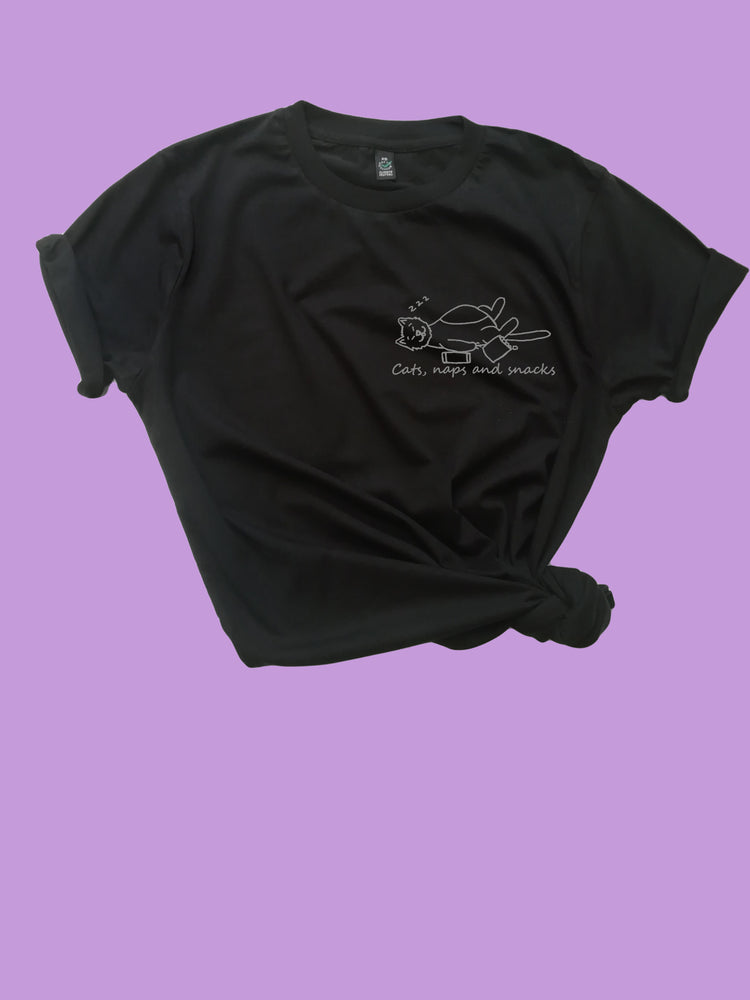 Cats, naps and snacks Organic T Shirt