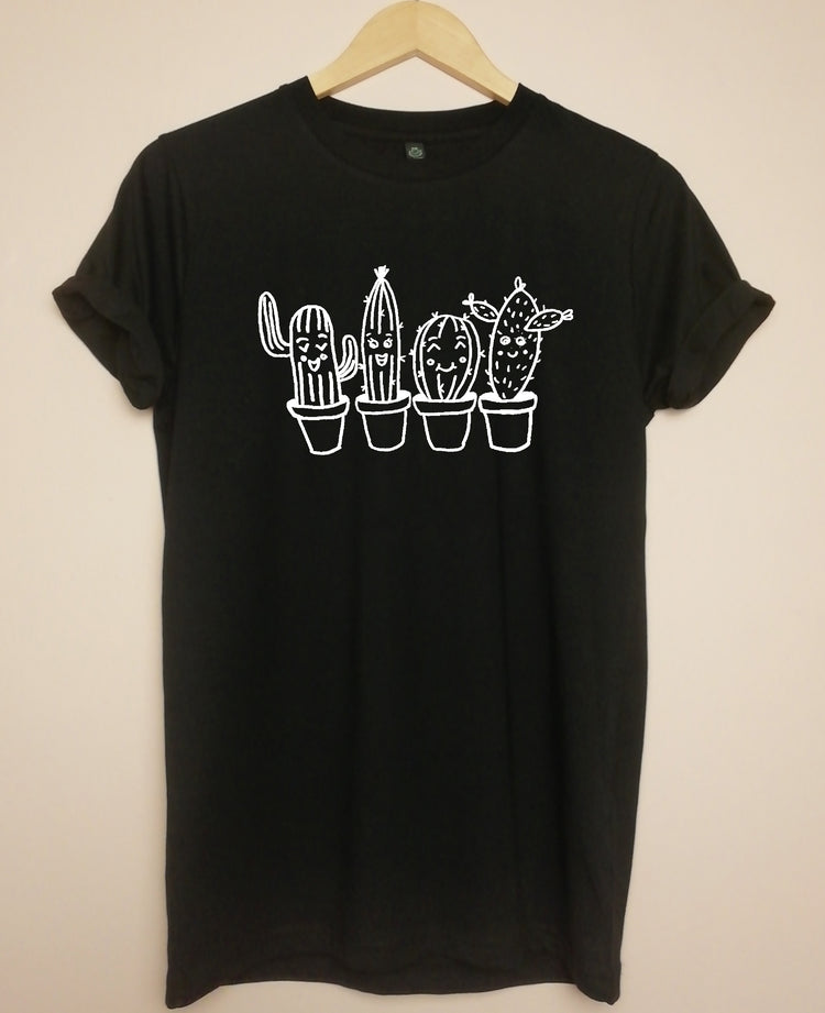 Cute Succulents Organic T Shirt