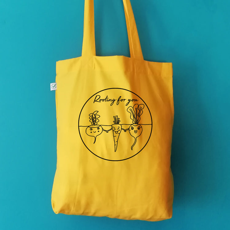 Rooting for you Organic Cotton Tote