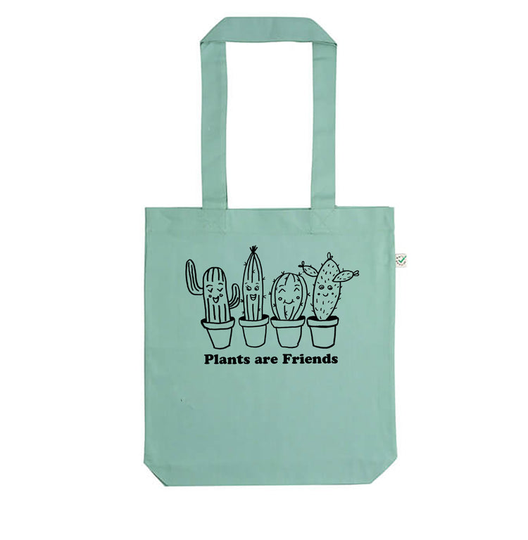 Plants are friends Organic Cotton Tote