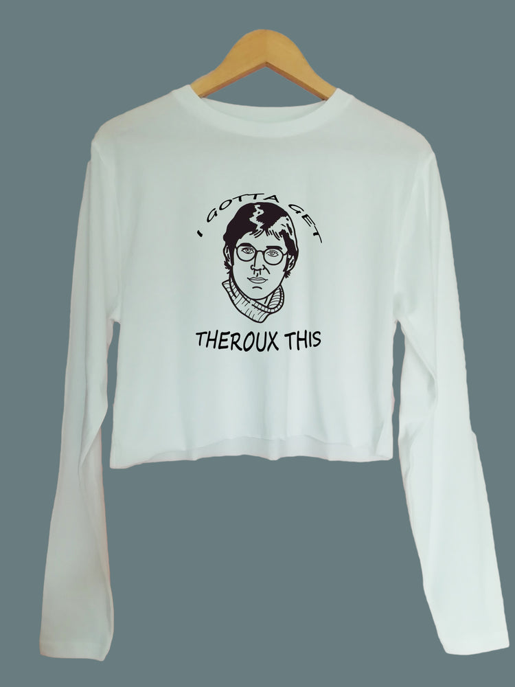 Gotta get theroux this Organic Long Sleeve raw edge crop