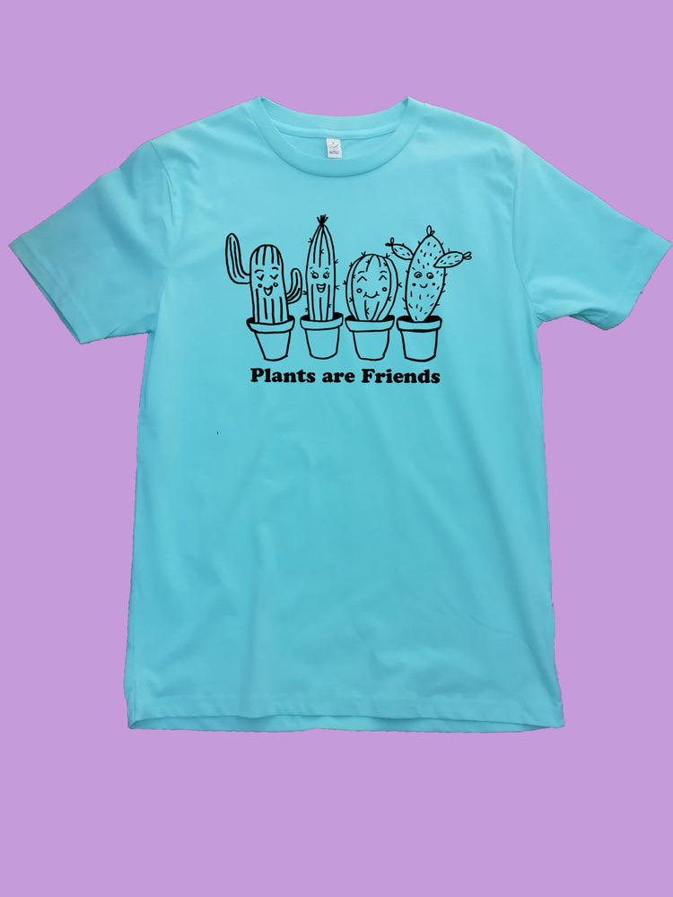 Plants are Friends Succulents Organic T Shirt