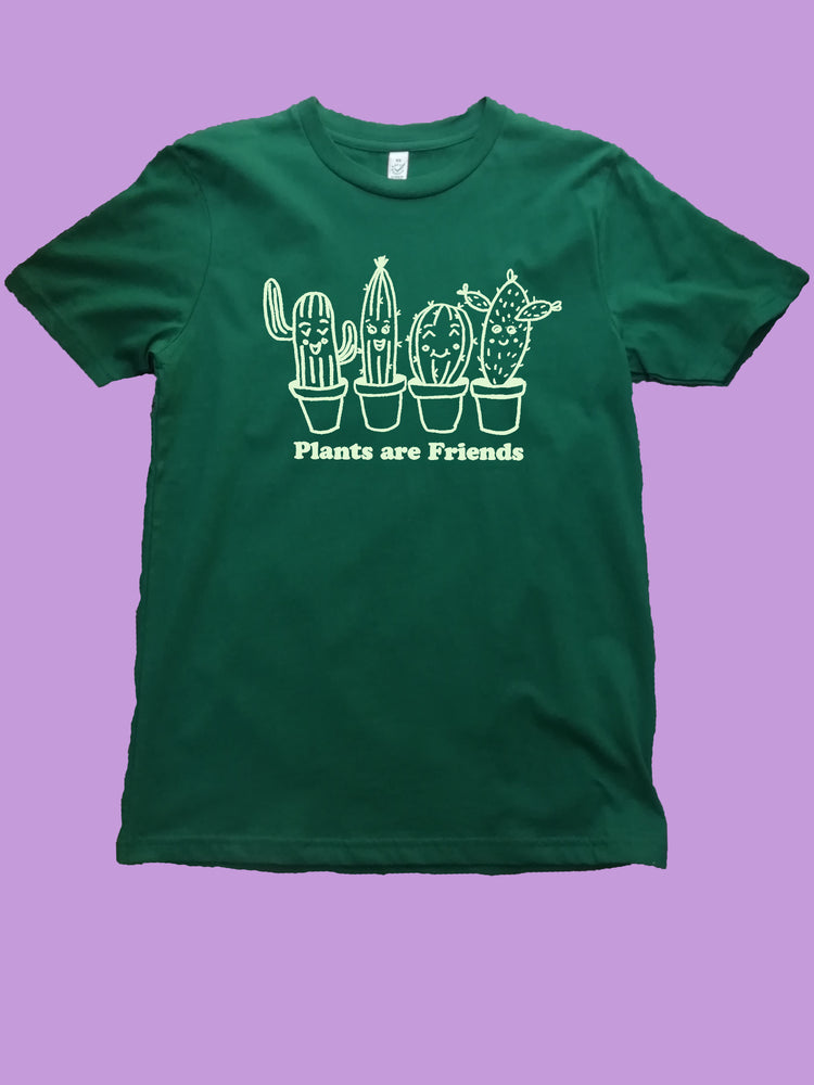 Plants are Friends Succulents Organic T Shirt