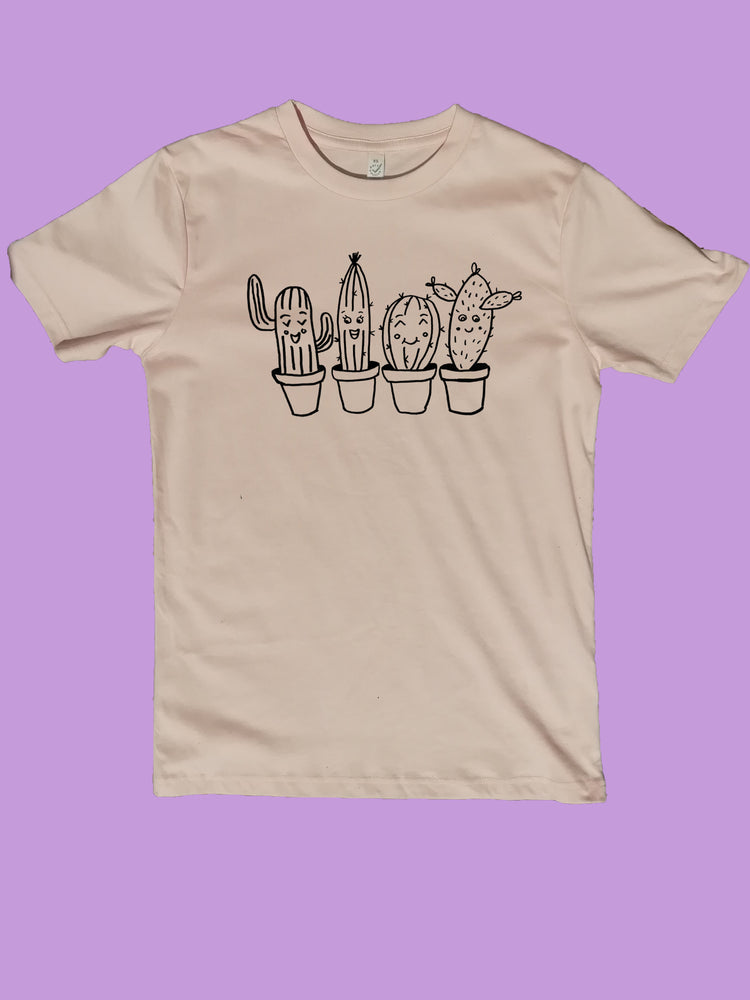 Cute Succulents Organic T Shirt
