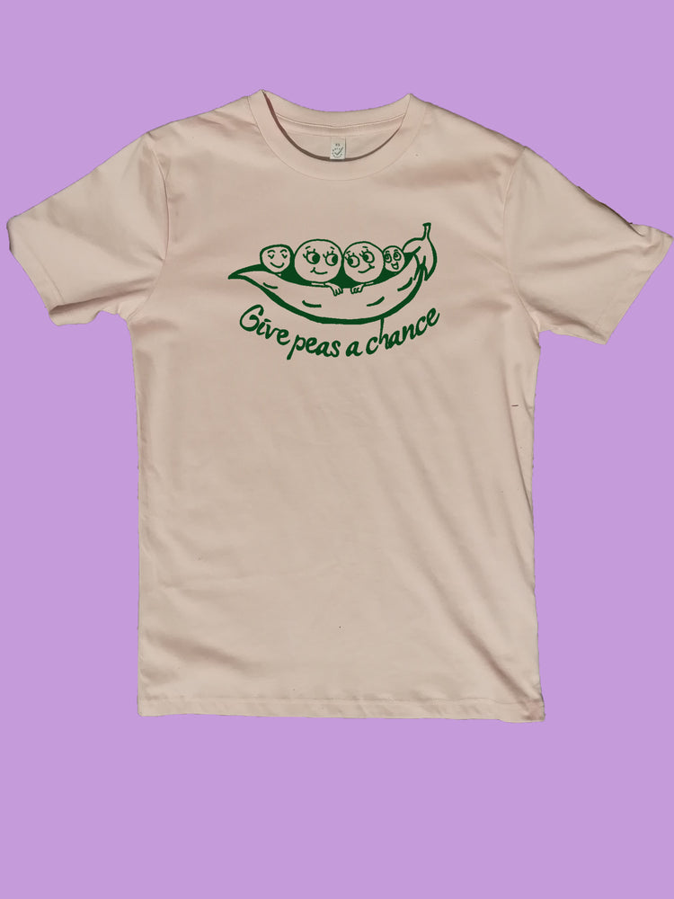 Give Peas A Chance Organic T Shirt