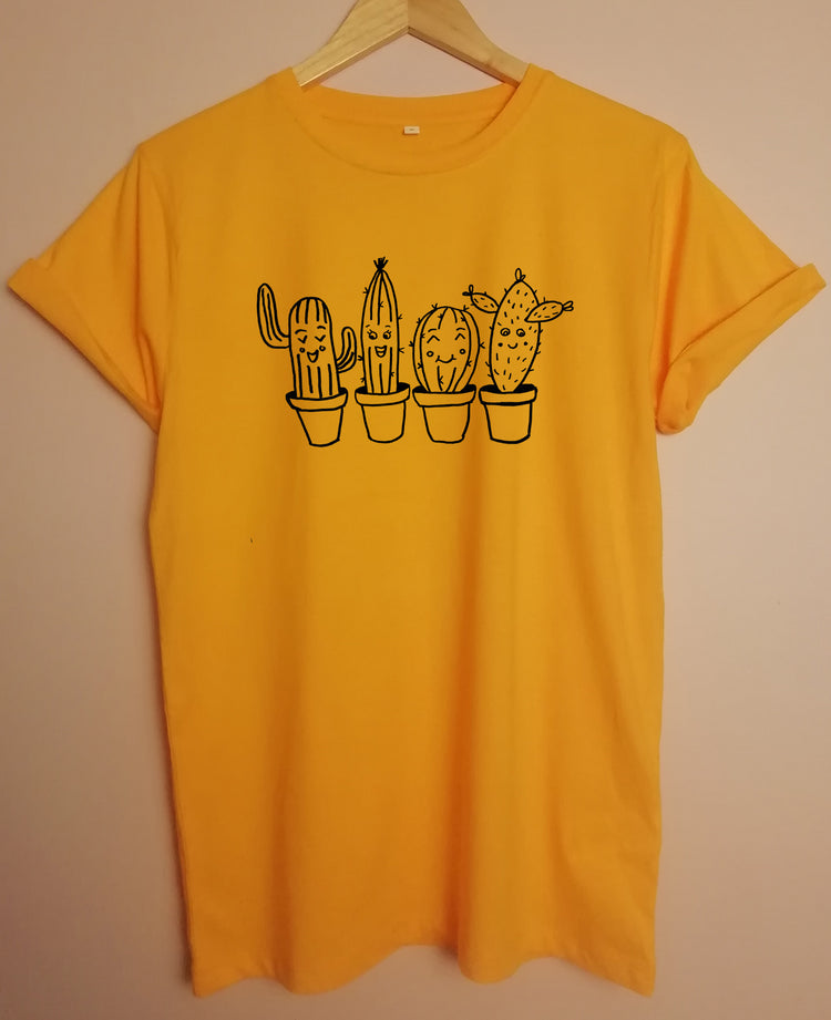 Cute Succulents Organic T Shirt