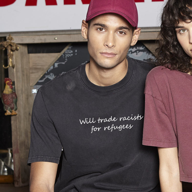 Will trade racists for refugees Organic Shirt