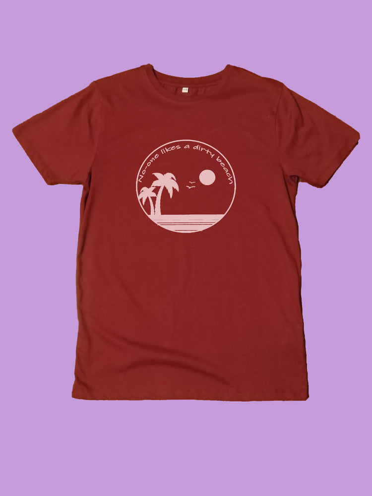 No-one likes a dirty beach Organic Shirt