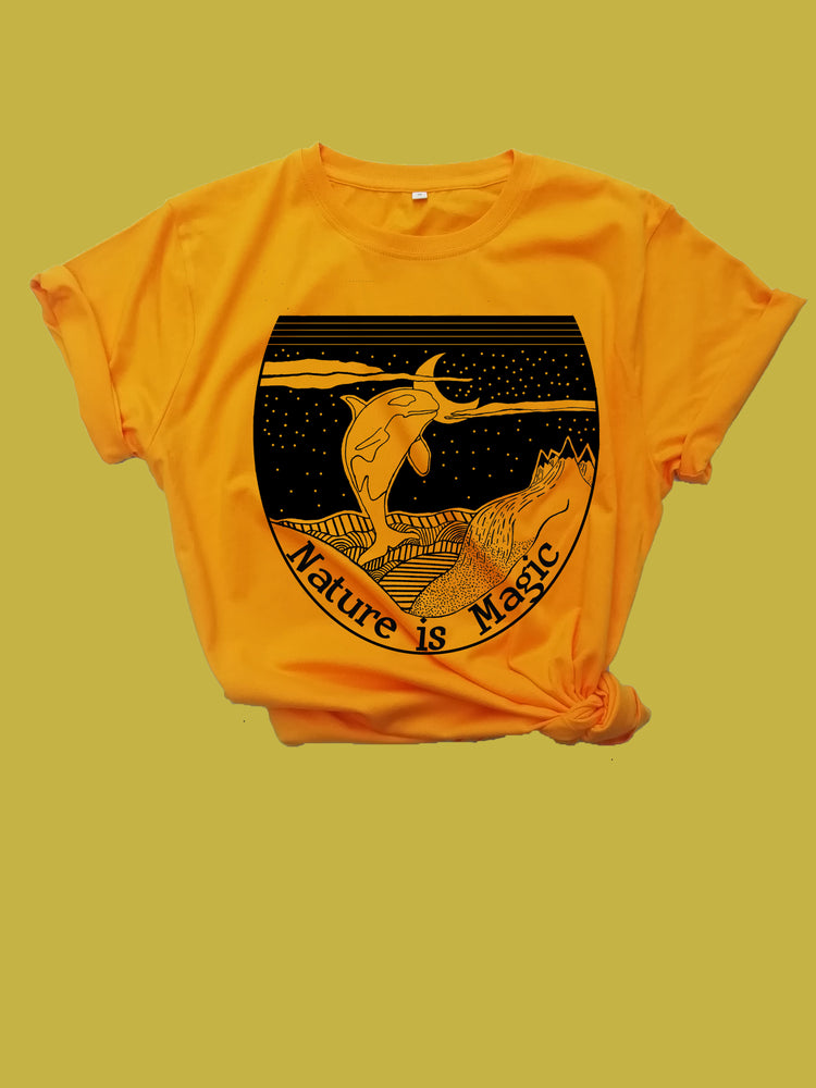 Nature is magic Organic T Shirt