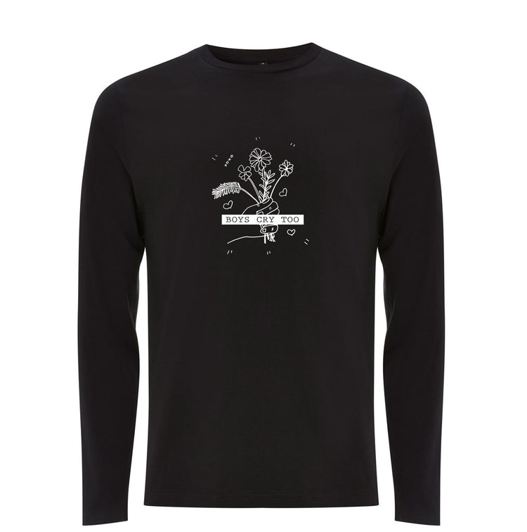 Boys cry too Organic Long Sleeve Shirt