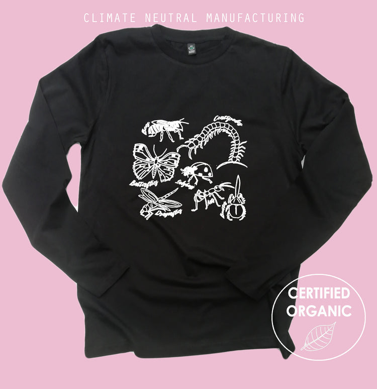 Insects Organic Long Sleeve Shirt
