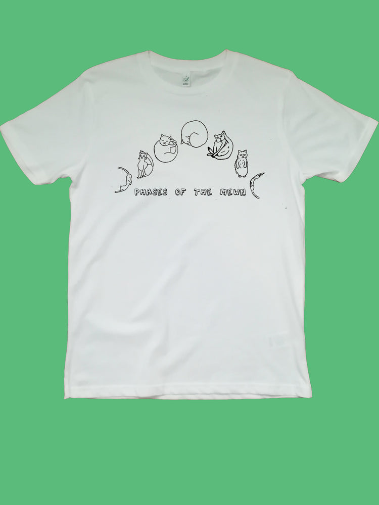 Phases Of The Mewn Organic T Shirt