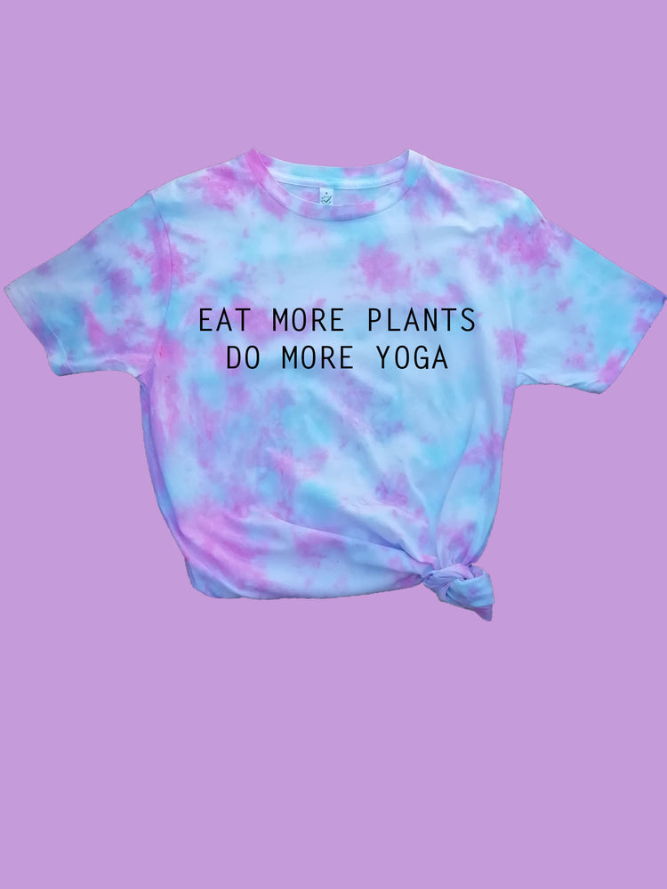 Eat More Plants Do More Yoga Organic Shirt