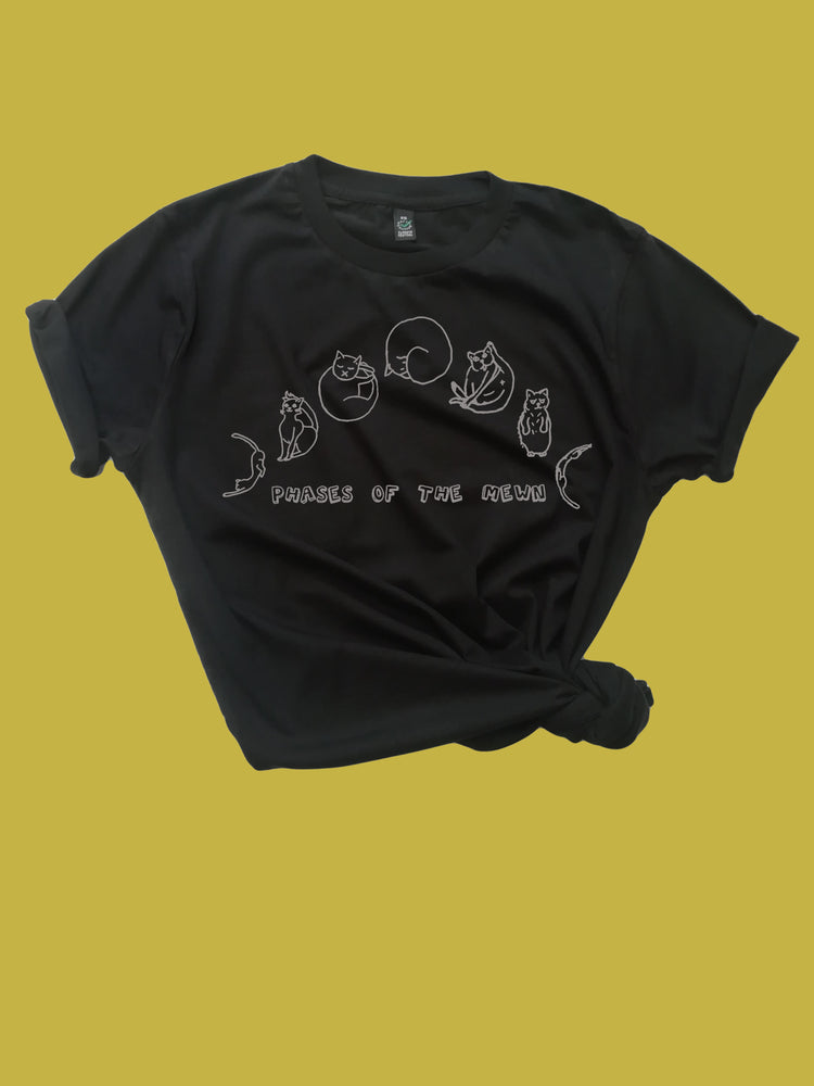 Phases Of The Mewn Organic T Shirt