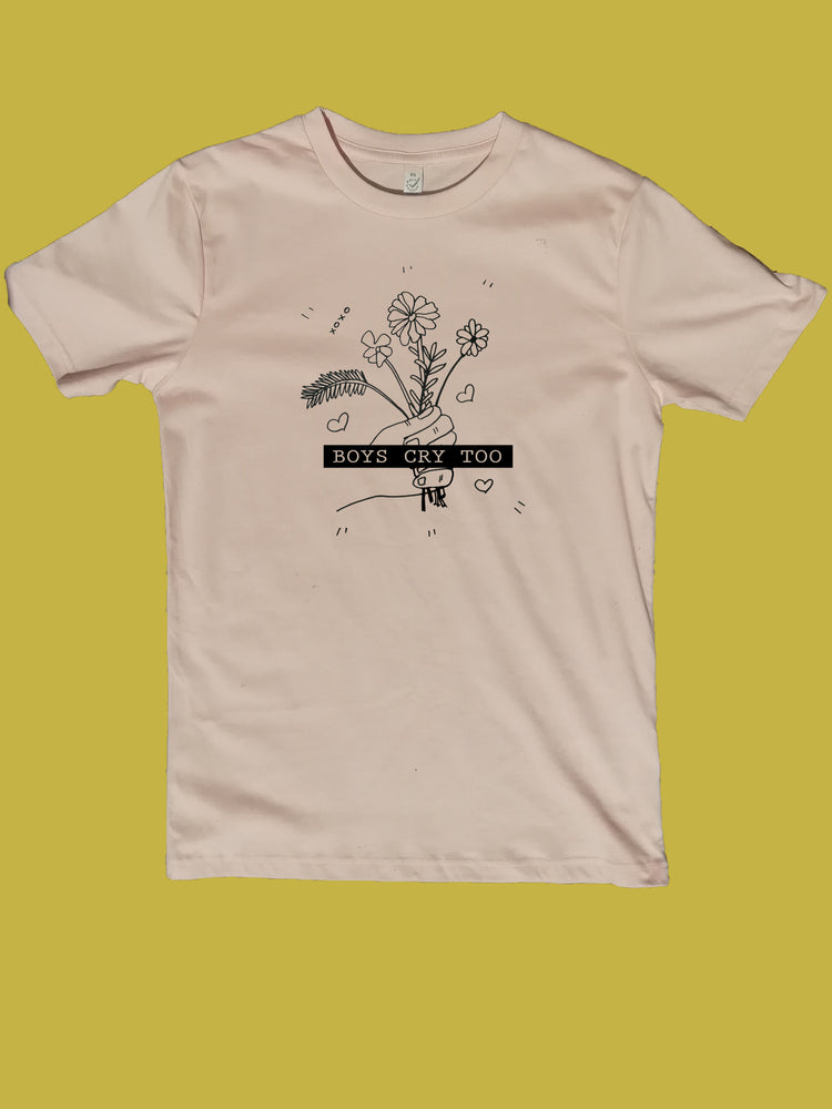 Boys cry too Organic Shirt