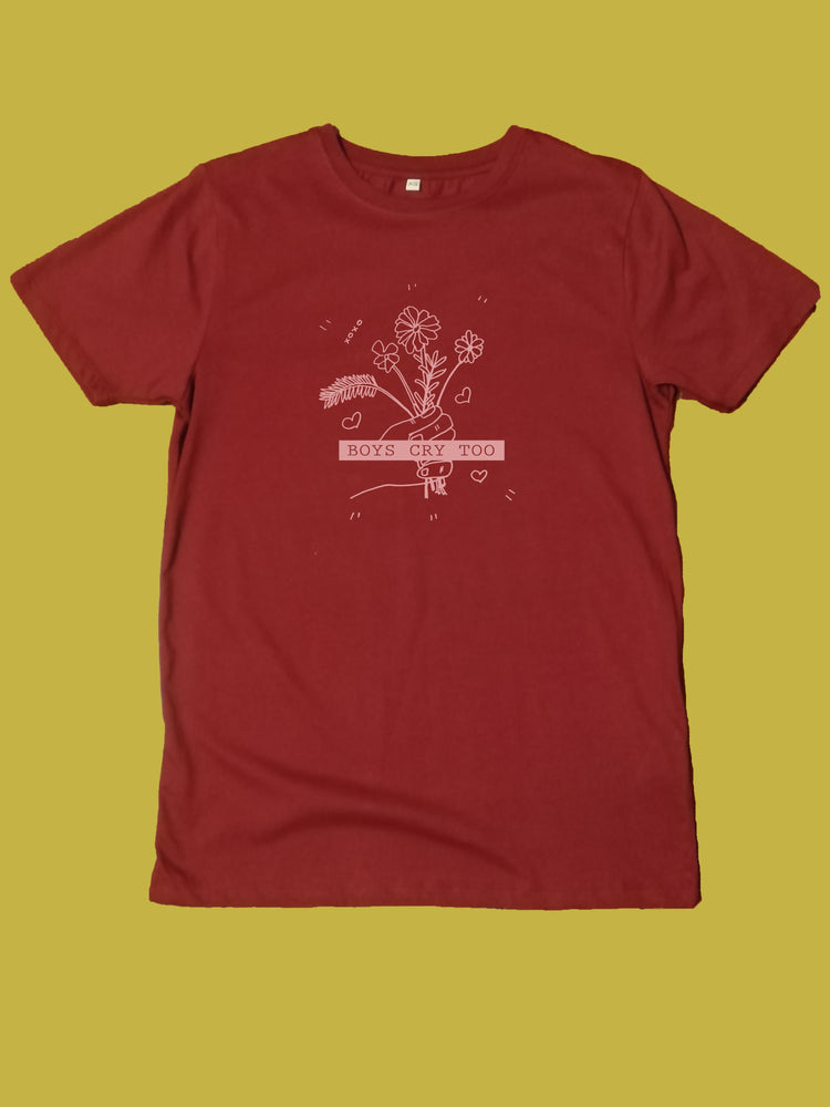 Boys cry too Organic Shirt