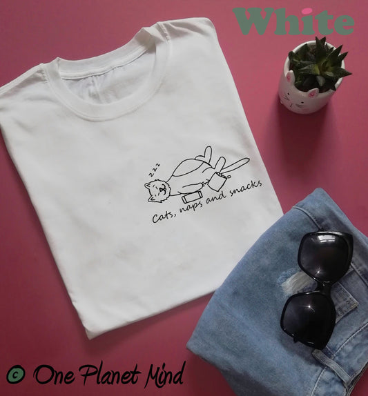 Cats, naps and snacks T Shirt