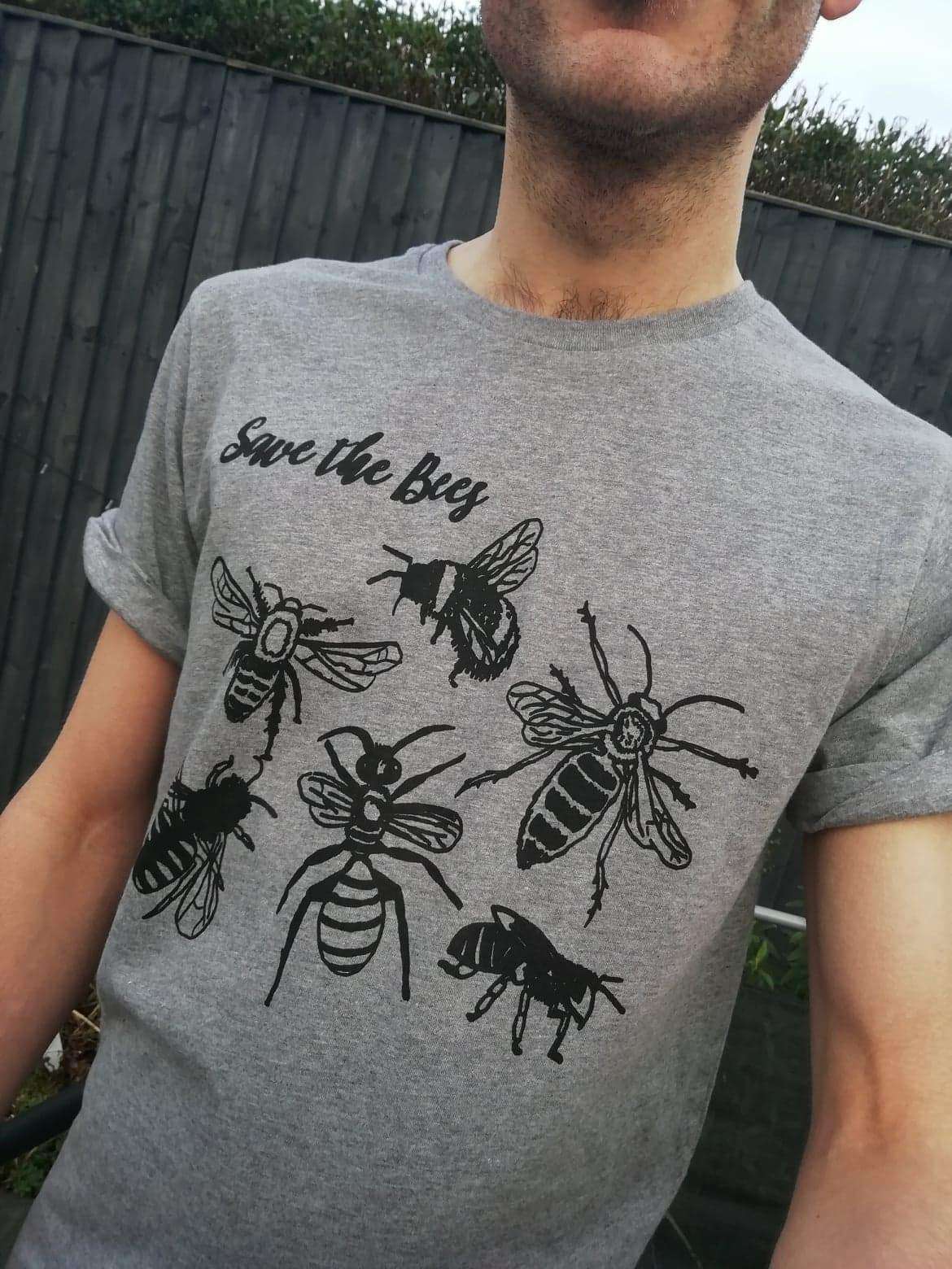 Save The Bees Organic T Shirt