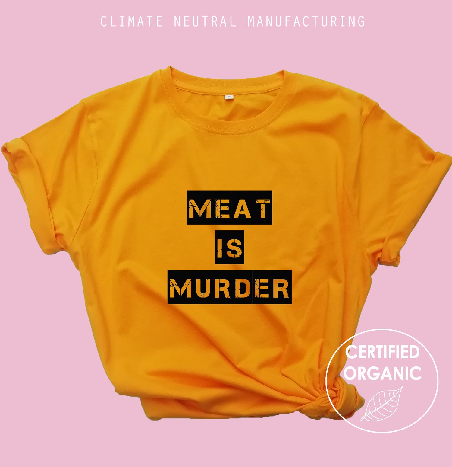 Meat is Murder Organic T-Shirt