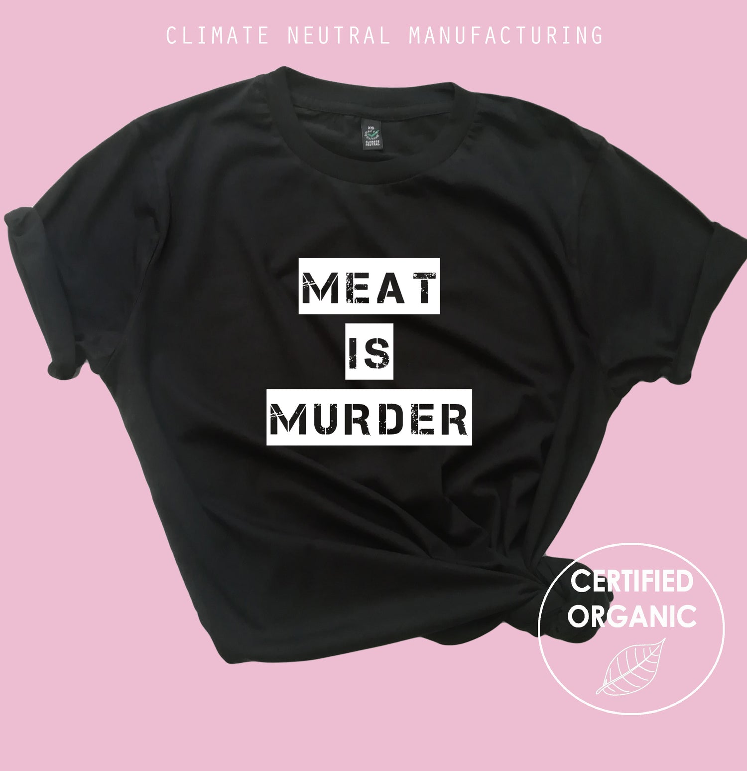 Meat is Murder Organic T-Shirt