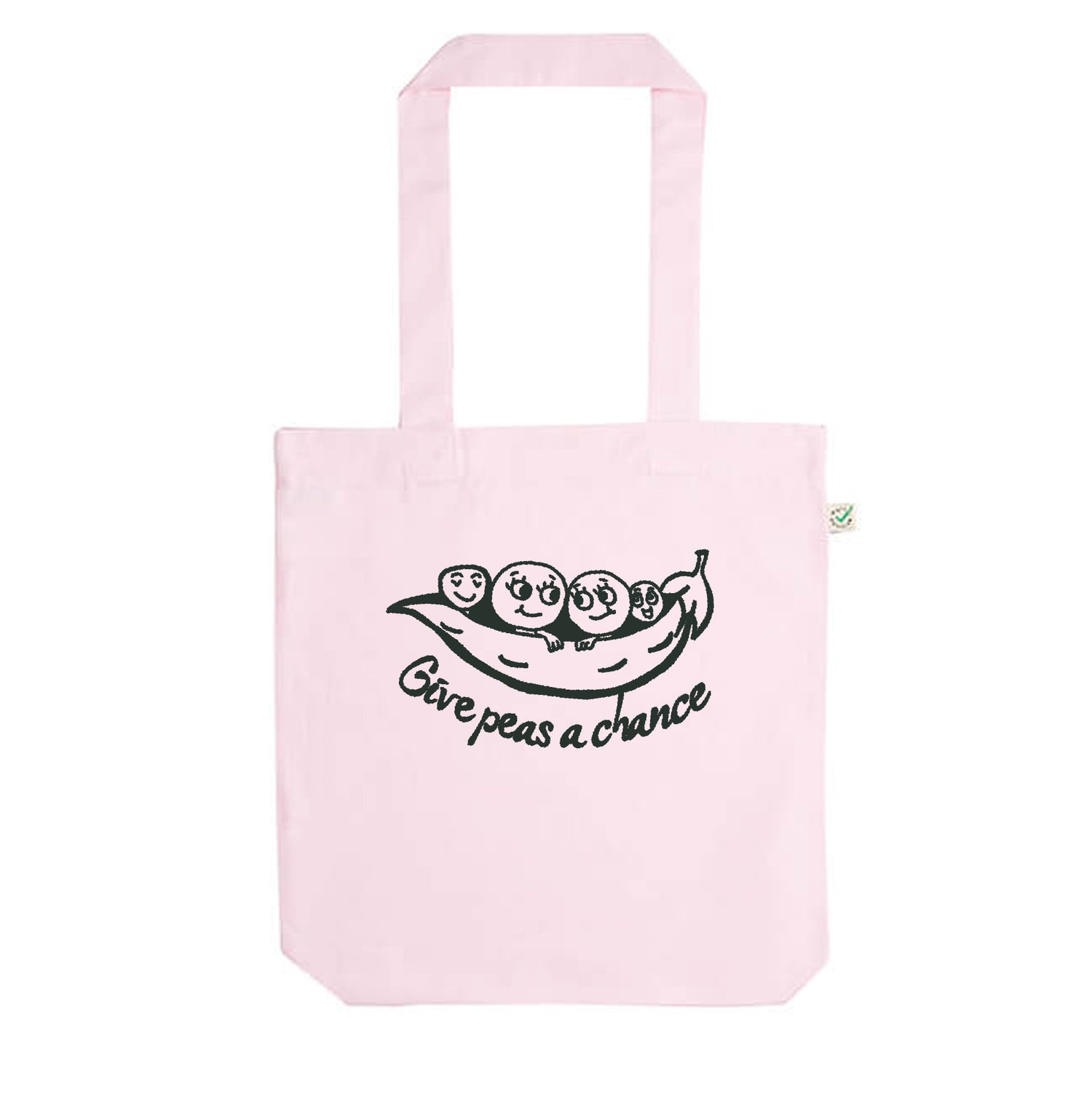 Give peas a chance Organic Cotton Tote