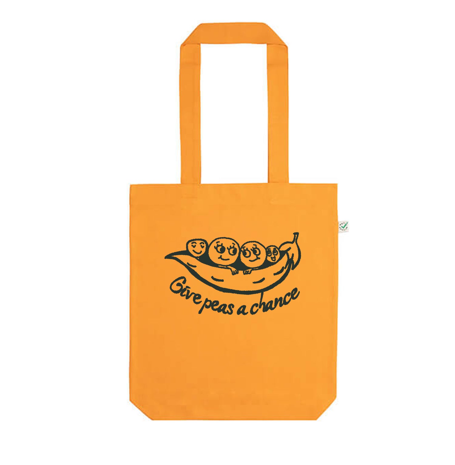 Give peas a chance Organic Cotton Tote