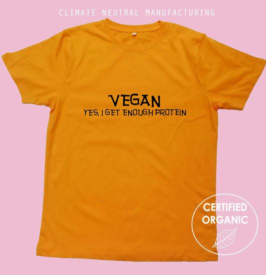 Vegan Protein Organic T Shirt 