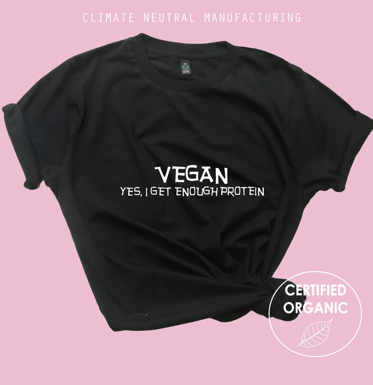 Vegan Protein Organic T Shirt 