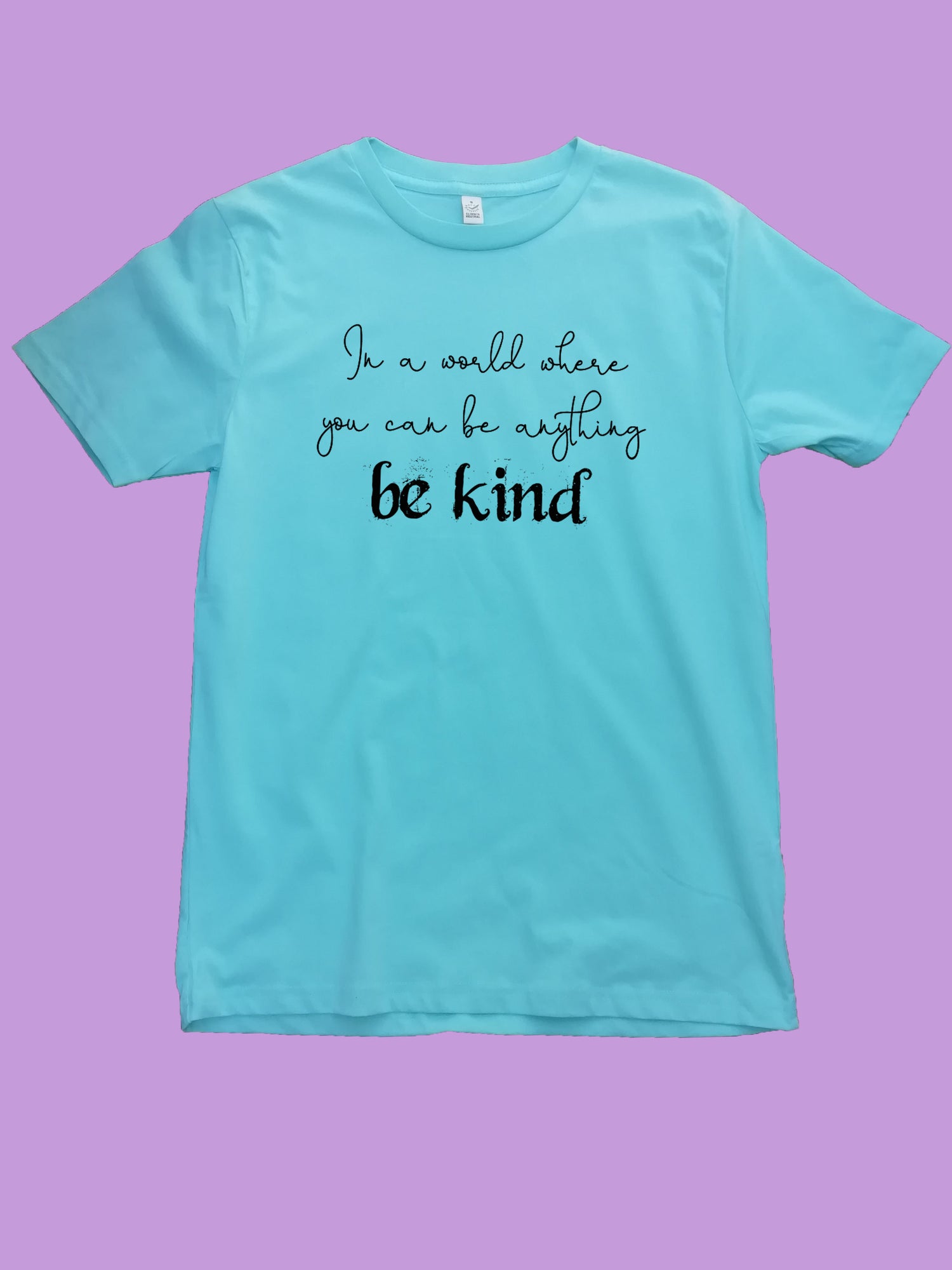 In A World Where You Can Be Anything Be Kind Organic T Shirt