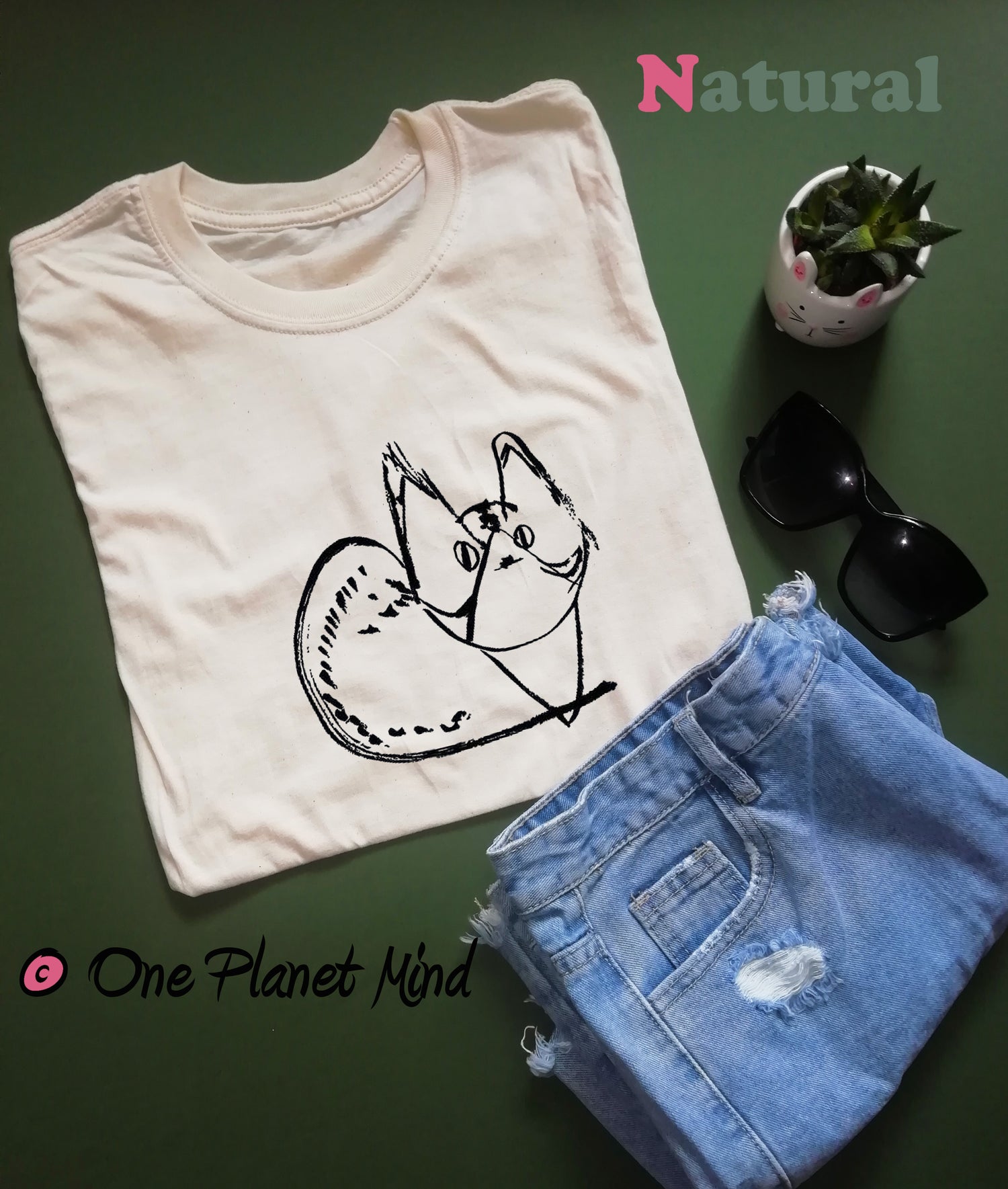 Derp Cat Eco T Shirt