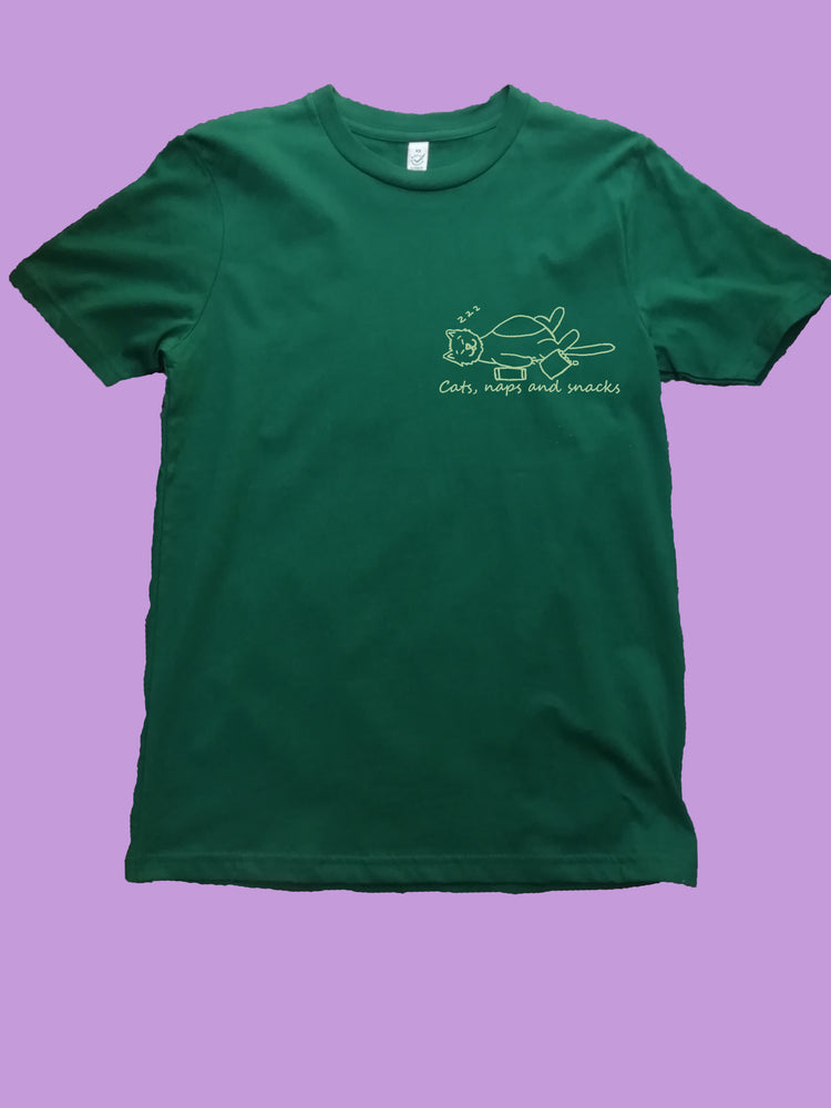 Cats, naps and snacks Organic T Shirt