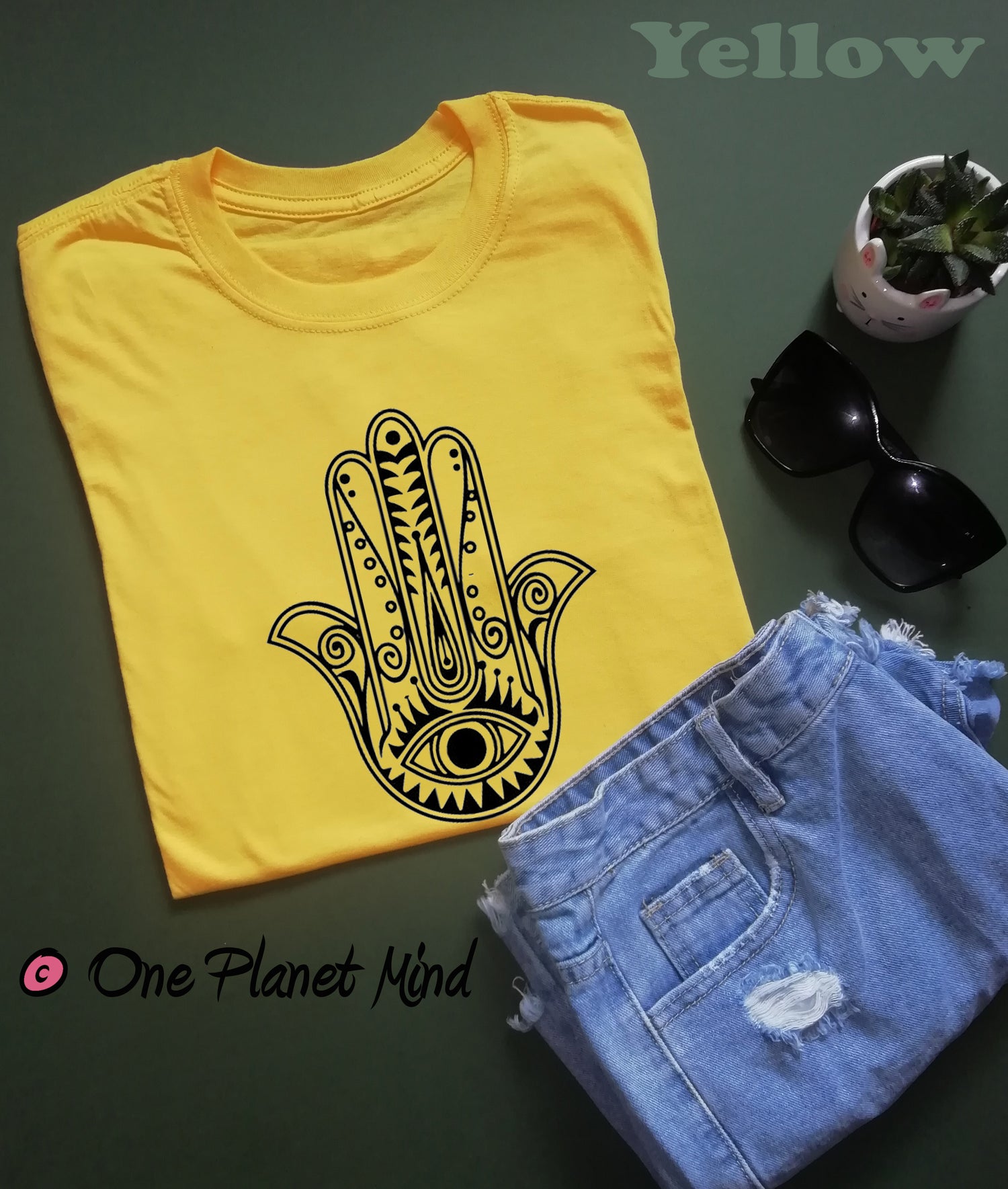 Hasma Hand Yoga Eco T Shirt