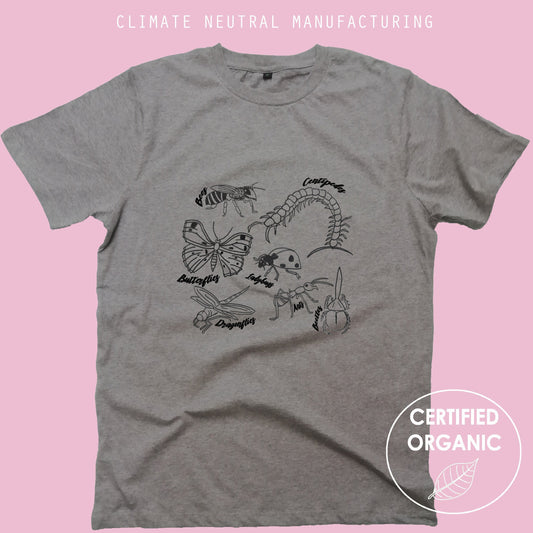 Insects Organic T Shirt