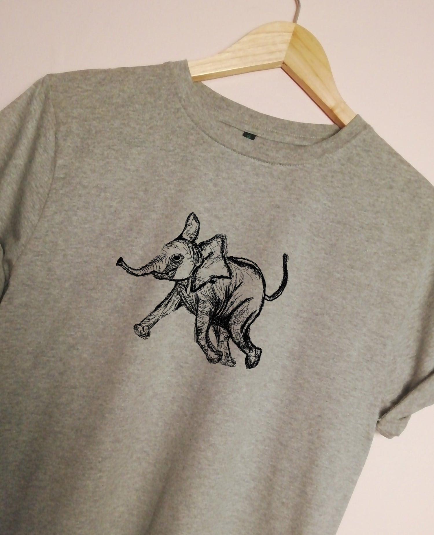 Baby Elephant Organic T Shirt