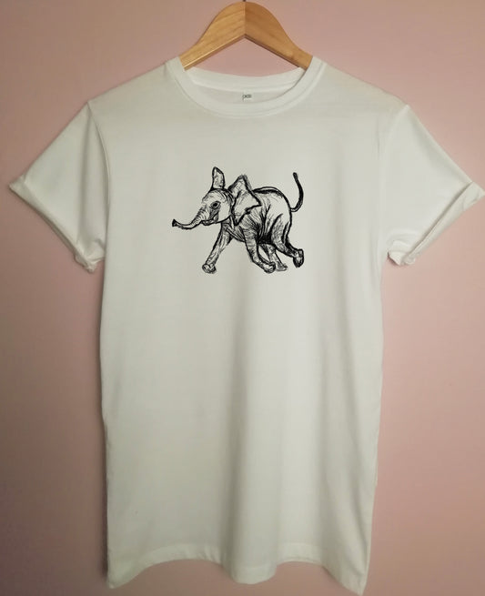 Baby Elephant Organic T Shirt