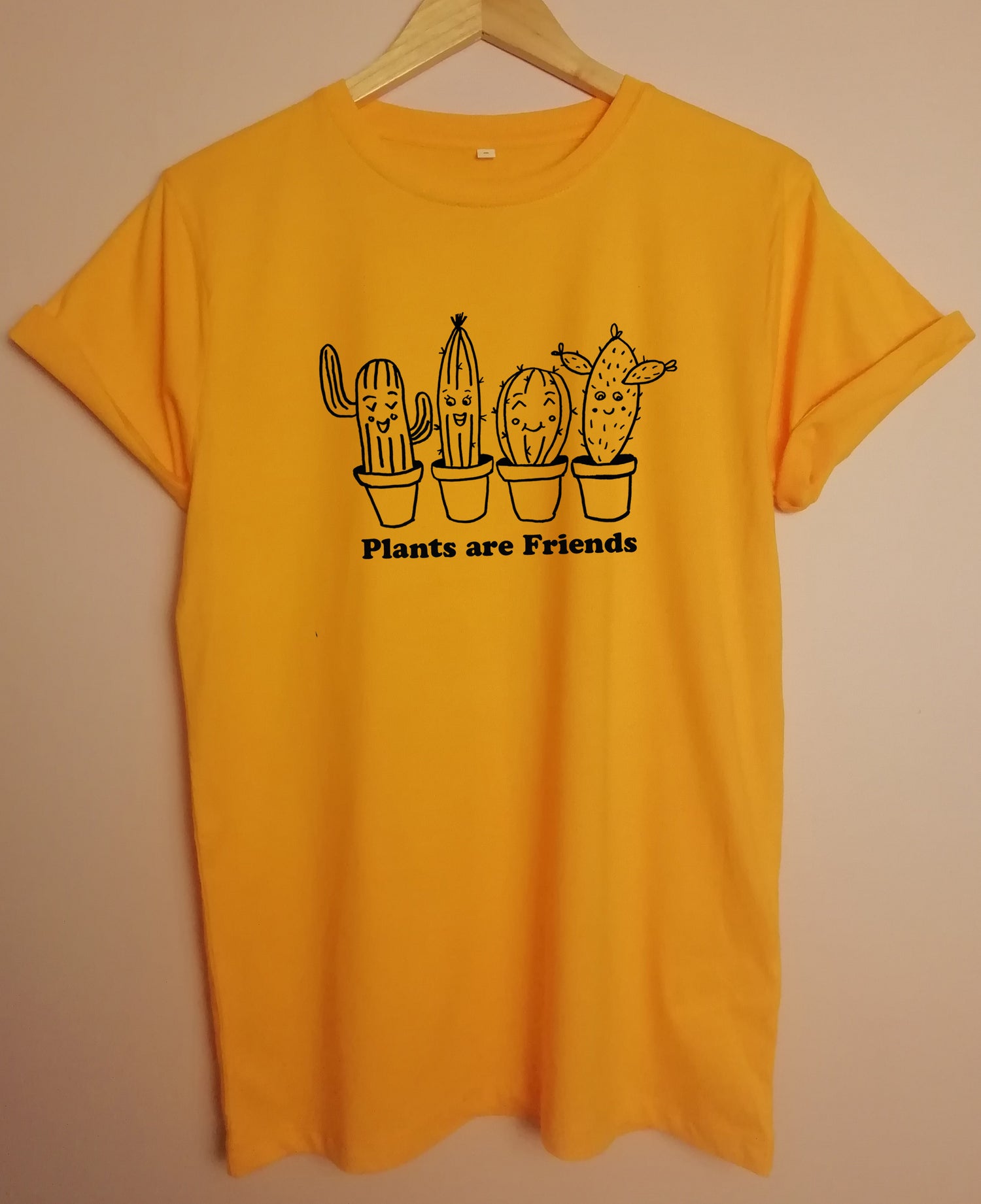 Plants are Friends Succulents Organic T Shirt
