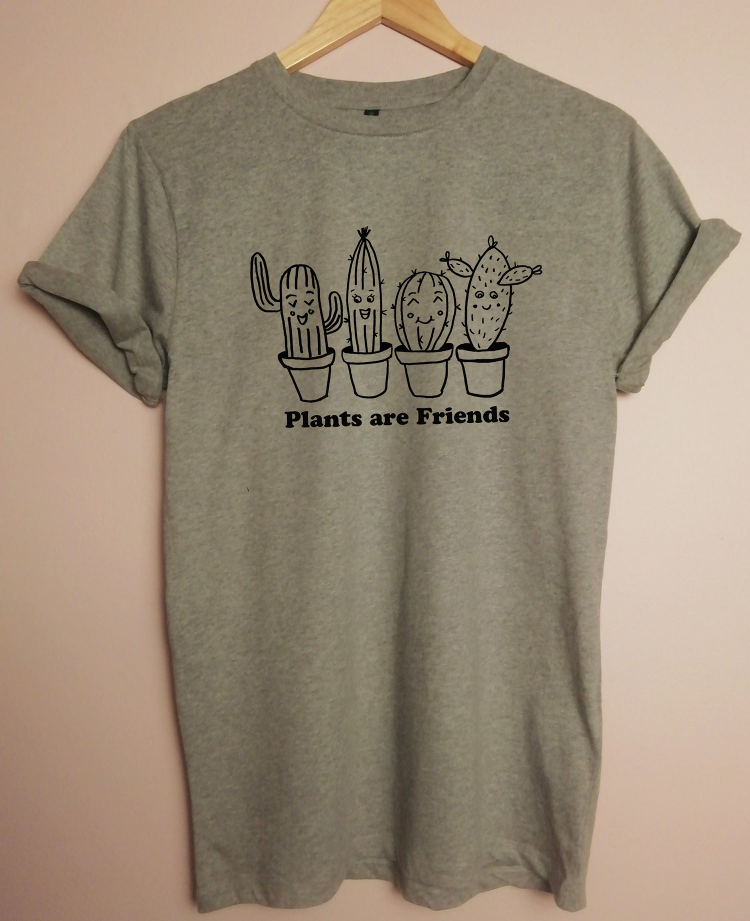 Plants are Friends Succulents Organic T Shirt