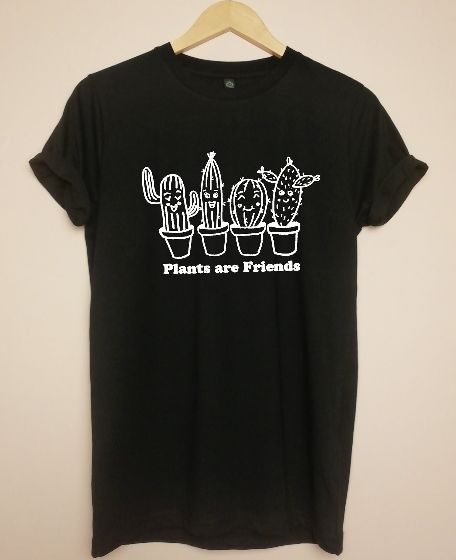 Plants are Friends Succulents Organic T Shirt