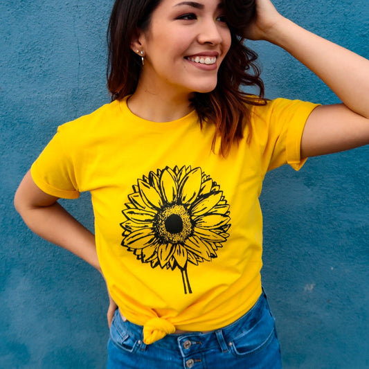 Sunflower Organic T Shirt