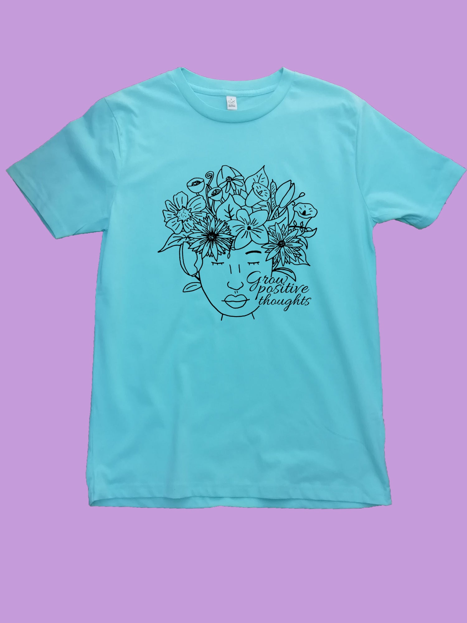 Grow Positive Thoughts Organic T Shirt