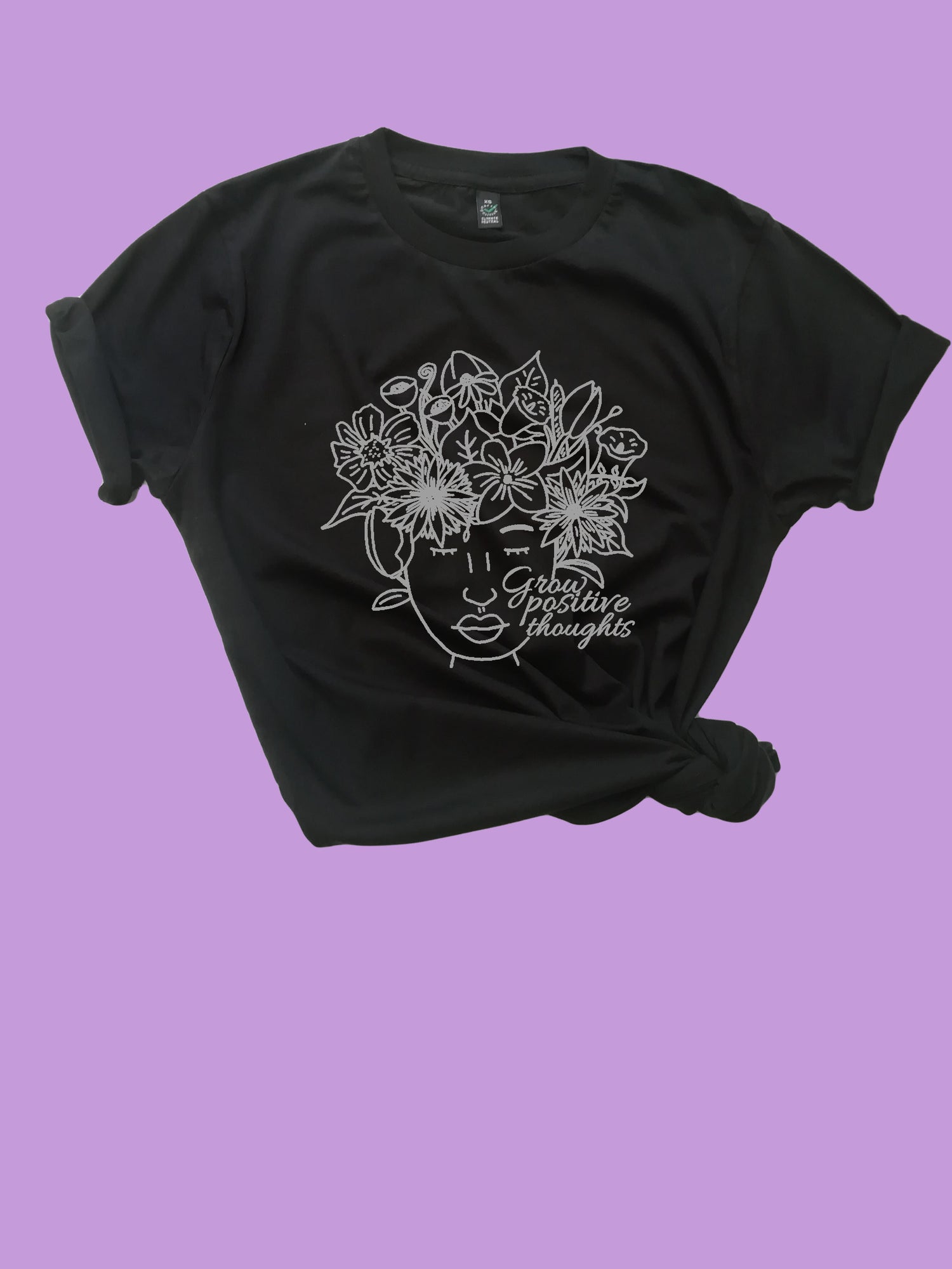 Grow Positive Thoughts Organic T Shirt