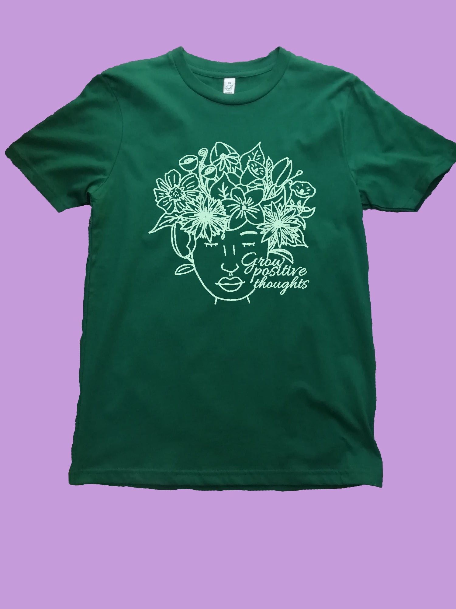 Grow Positive Thoughts Organic T Shirt