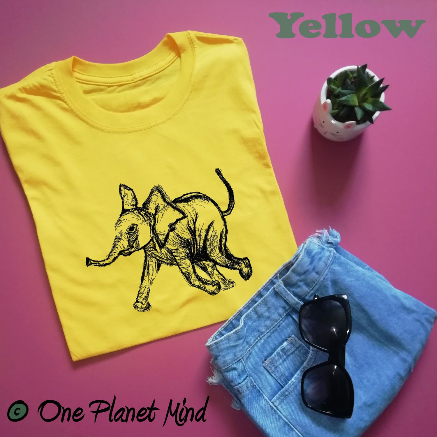Baby Elephant Eco T Shirt