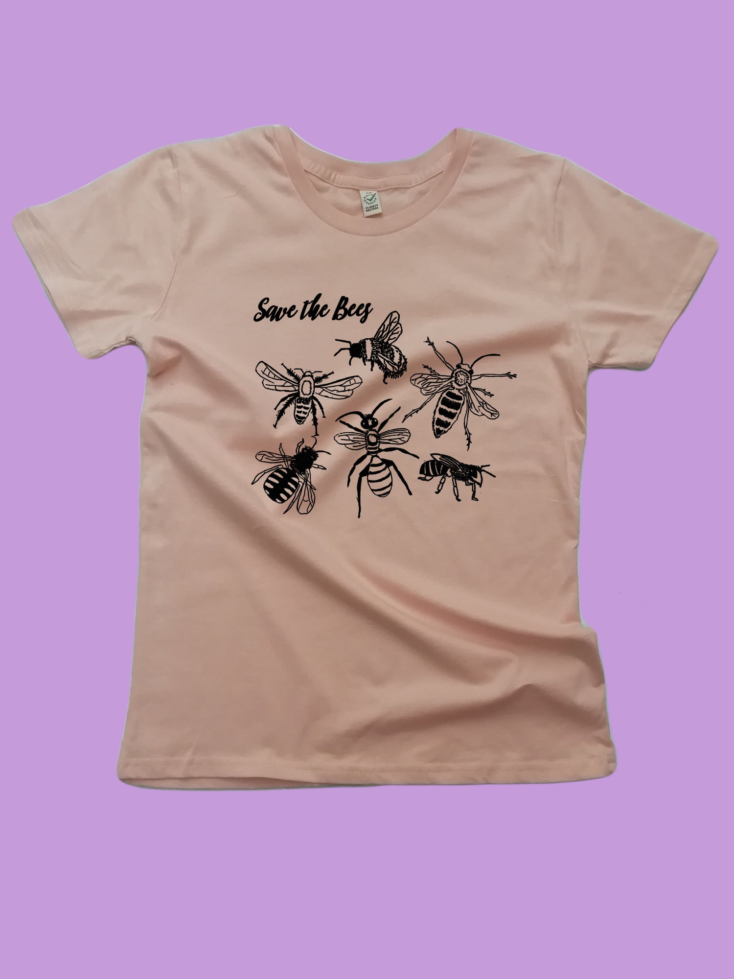 Save The Bees Organic T Shirt