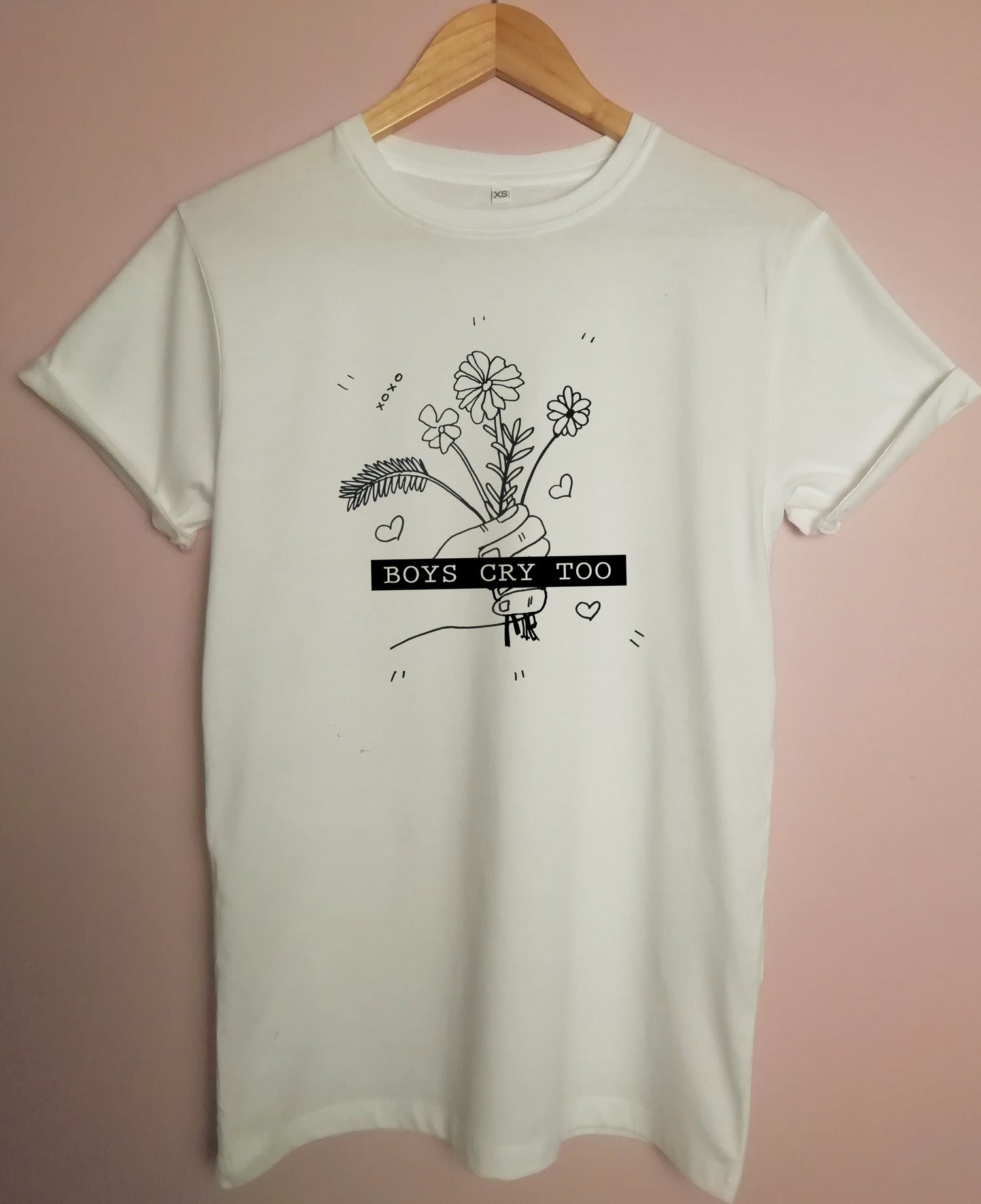 Boys cry too Organic Shirt