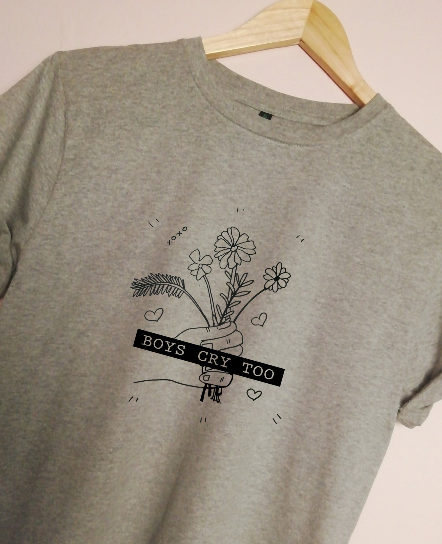 Boys cry too Organic Shirt