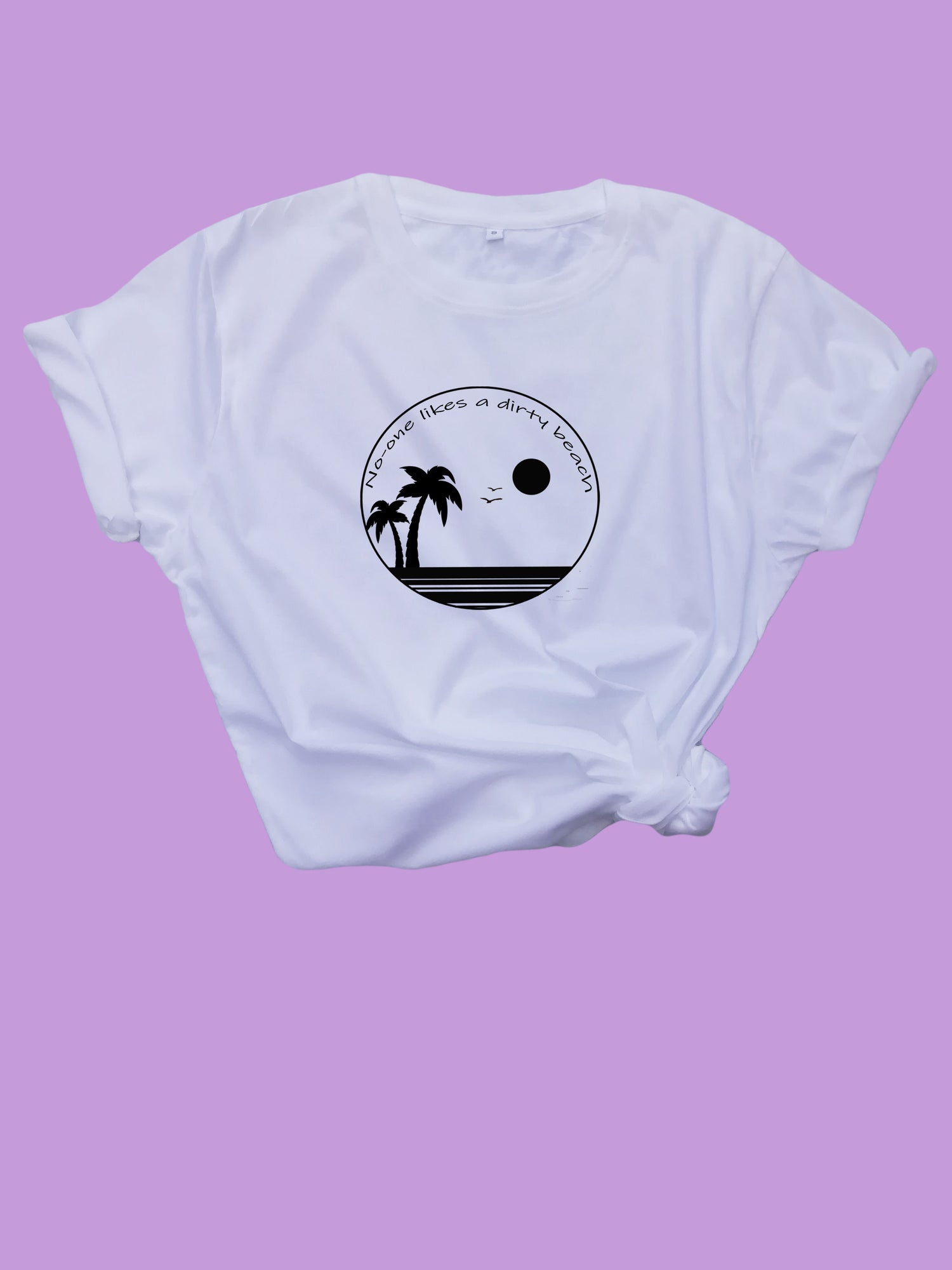 No-one likes a dirty beach Organic Shirt