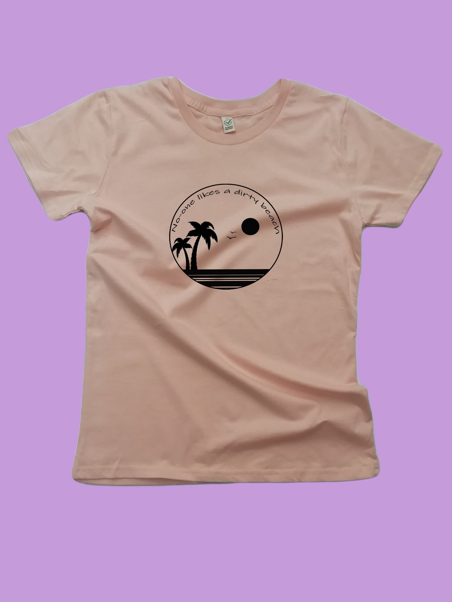 No-one likes a dirty beach Organic Shirt