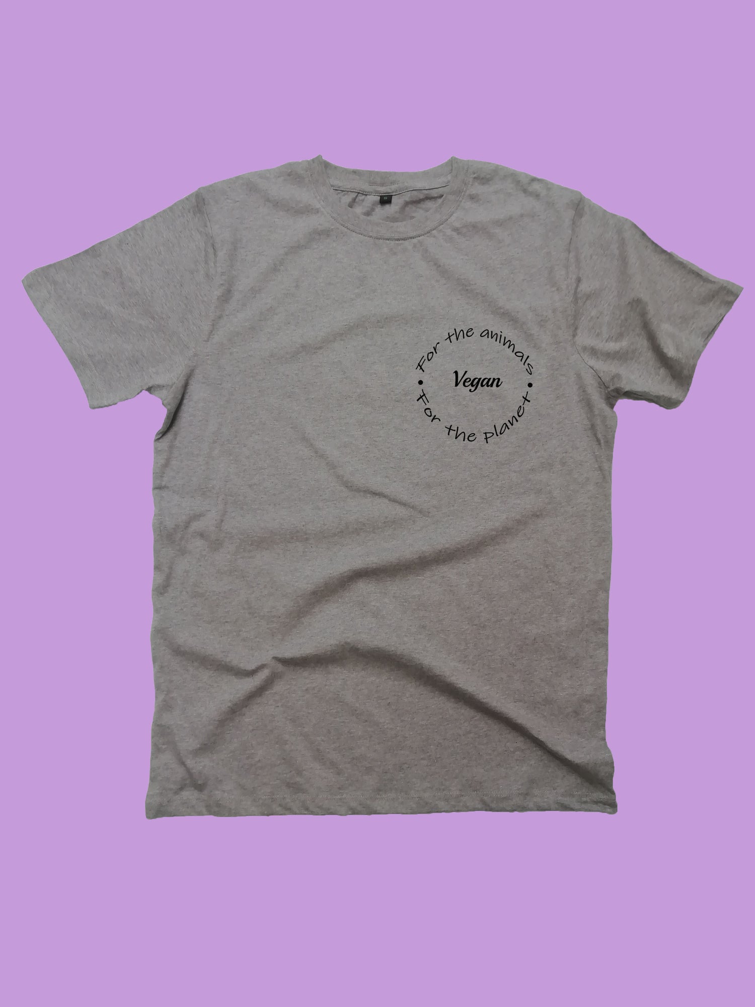 Vegan for the animals and the planet Organic T Shirt